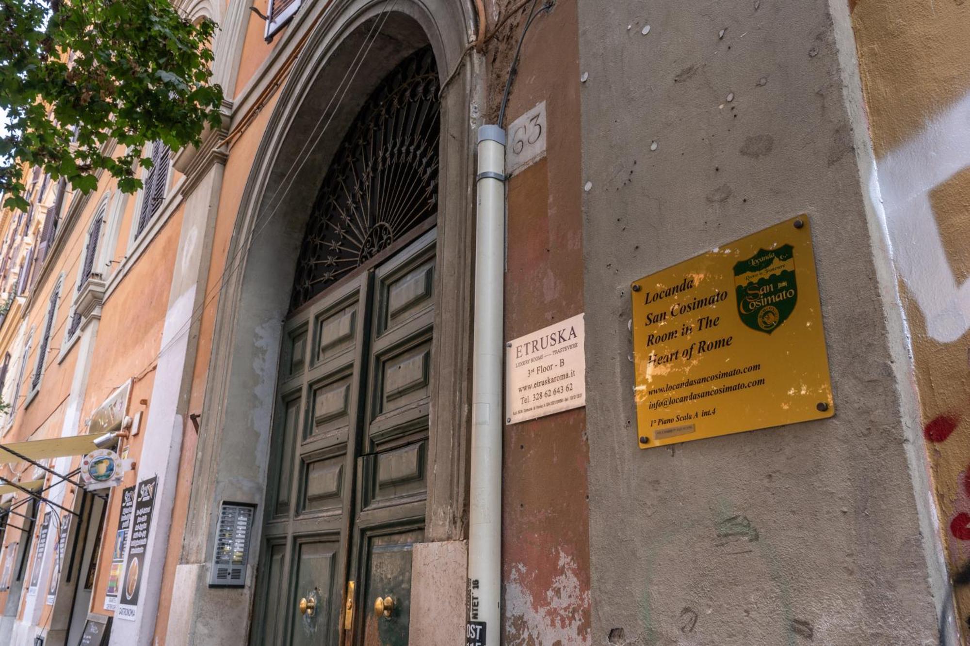 Locanda San Cosimato Рим Экстерьер фото